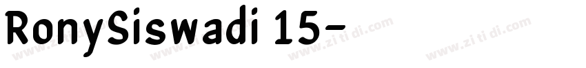 RonySiswadi 15字体转换